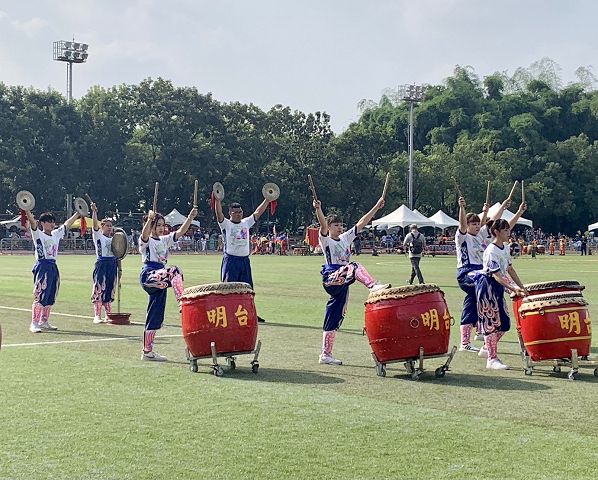 戰鼓雄風震撼雷鳴　明台戰鼓勇奪佳績